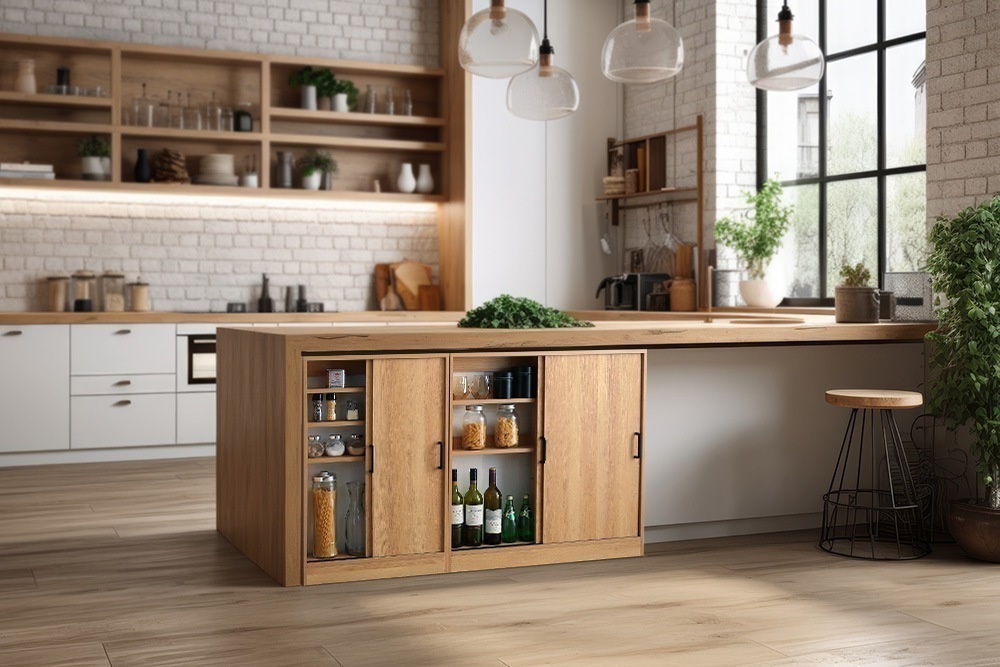 ラック 棚 隙間収納 キッチン収納 カウンター下 おしゃれ ナチュラルモダン ストッカー すき間 スリム 引き戸 薄型 20cm