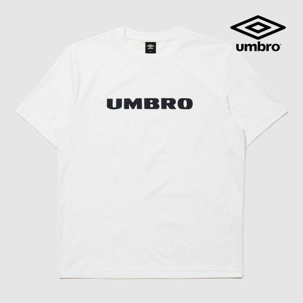 フレッシュビッグレタリング半袖TシャツUR121SRS12 WHT