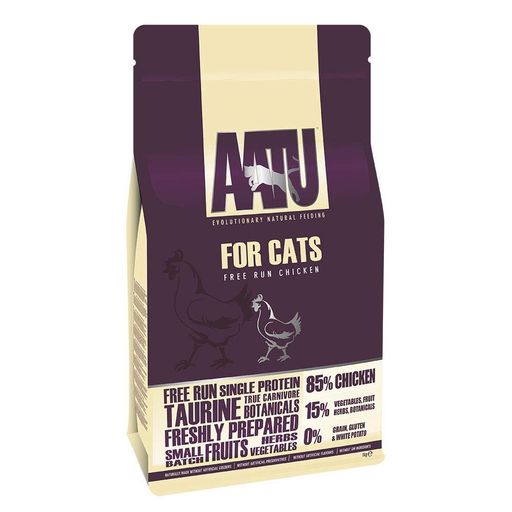 AATU(アートゥー) キャットフード チキン グレインフリー(穀物不使用) 1KG 成猫用