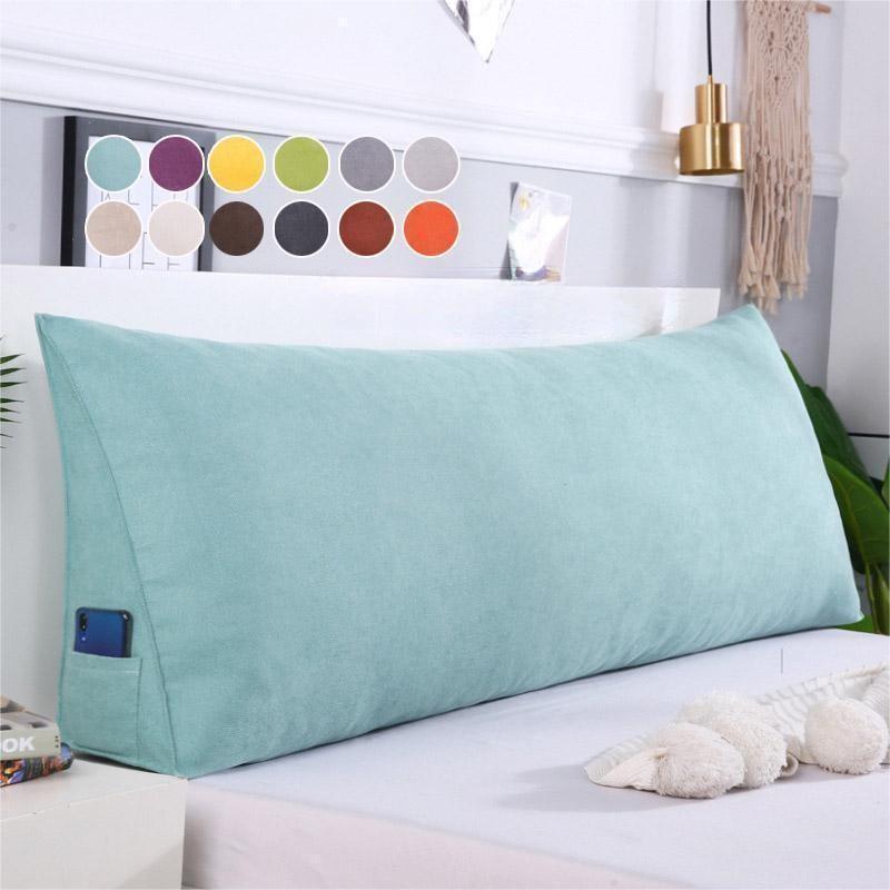 [9月新品底値]クッション ベッド ソファ専用 背中クッション 本 ベッド用 テレビ枕 背もたれ インテリア ソファー ベッド 横向き寝 クッション 気持ちいい ソファークッション推奨