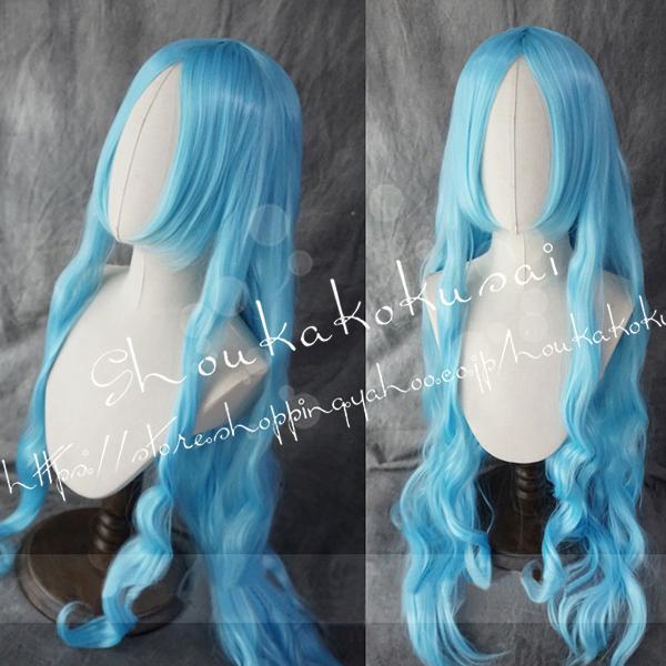 コスプレウィッグ ONE PIECE 海賊王 風 ワンピース ネフェルタリ・ビビ かつら WIG 耐熱 大人 cosplay ハロウィン仮装 変装 コスチューム
