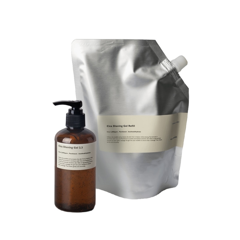 レイジソーシアティシカシェービングジェル2.3詰め替えセット（本品250ml＋詰め替え500ml）