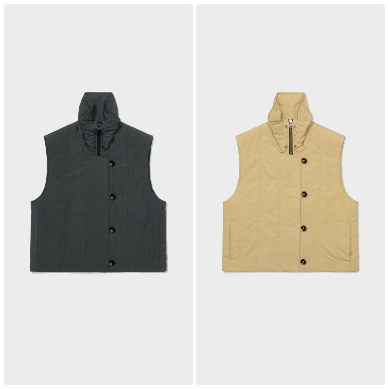 【LOW CLASSIC】25FW LIGHT-DOWN VEST : 2COLORS