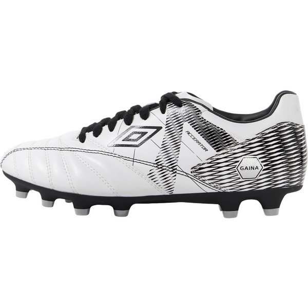 アンブロ UMBRO アクセレイター +GAINA HG サッカー スパイク固定 UF5FCSB1M-WHBK