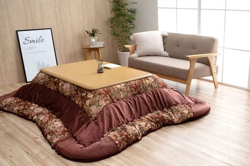 イケヒコ・コーポレーション こたつ 掛け 布団 ミリア ローズ 長方形 約205×245CM 単品 ジャガード織 80~90×120CMのこたつ台に適応 #1151690250203