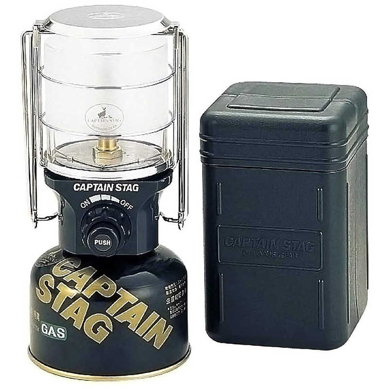 キャプテンスタッグ　フィールド ガスランタンM(圧電点火装置付)(幅105×奥行100×高さ155mm) UF-9　UF9