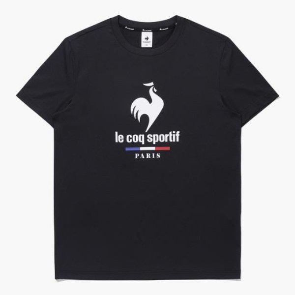 半袖Tシャツ NQJ QQ123TRS31-BLK ロゴ ポリッシング シングル 半袖Tシャツ / BLACK