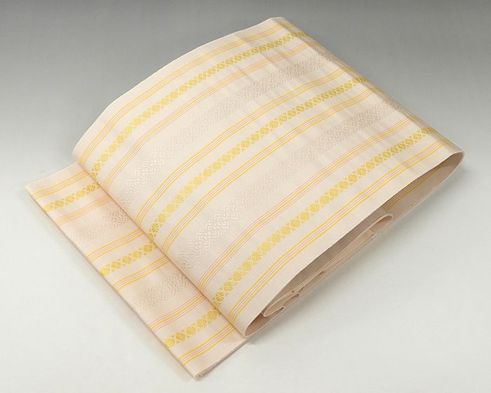 名古屋帯 新品仕立済 本場筑前 井上絹織 博多献上 八寸名古屋帯 絹 新品 仕立て上がり h2660