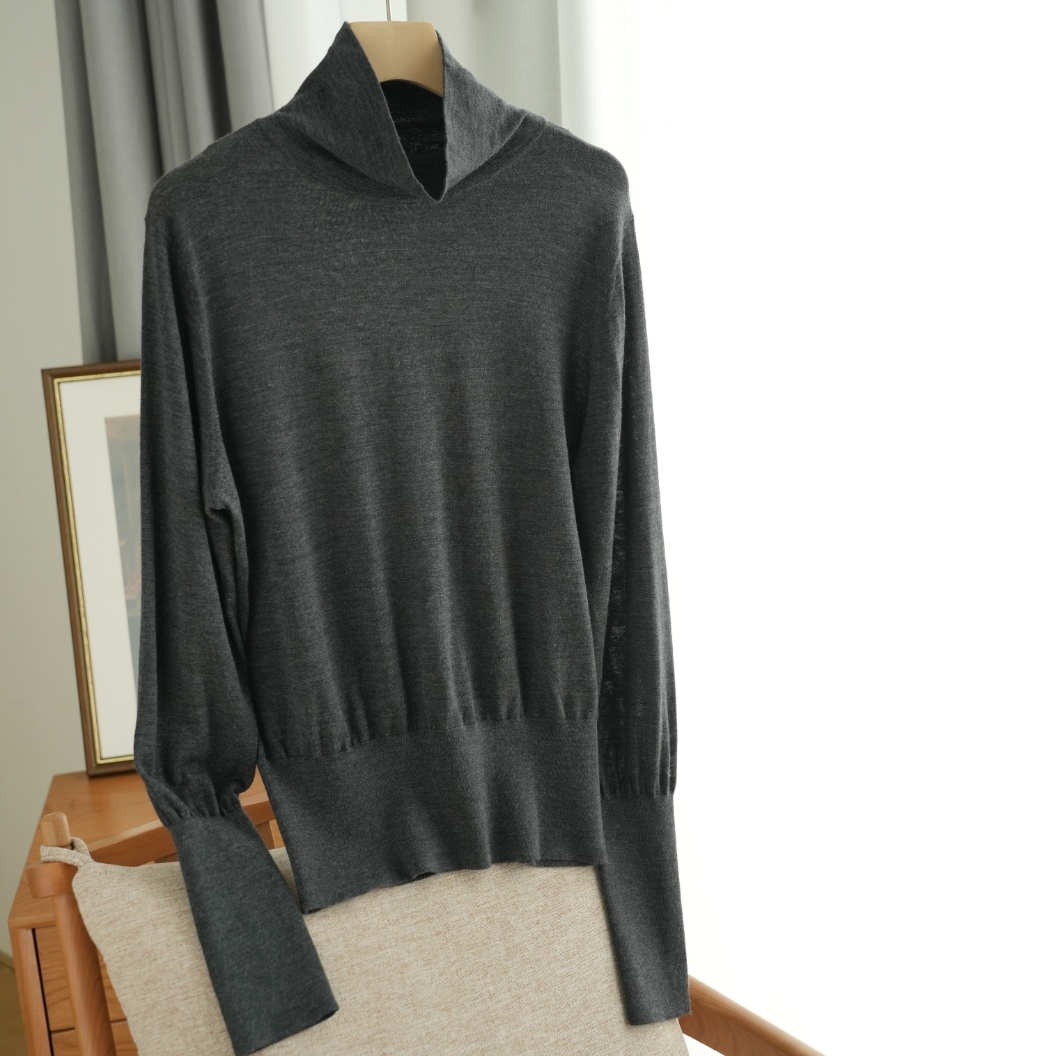 セーター ニット トップス ハイネック ロングカフス OL 通勤 学生 通学 デート お出かけ 休日 イベント デイリー 普段使い 5,401円