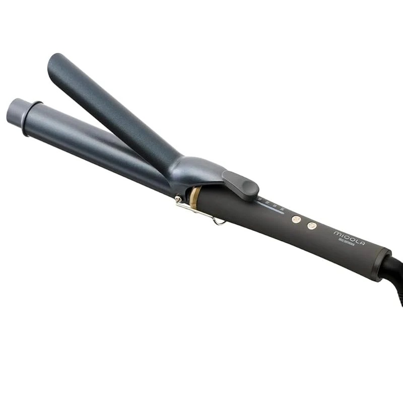 【即納】アイリスオーヤマ MiCOLA (ミコラ) カールアイロン コテ パイプ直径32mm 海外対応 温度調節可能 HIR-MC202-H ダークグレー