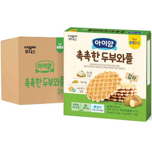 アイヤム しっとり豆腐ワッフルポテト 64g 아이얌 촉촉한 두부와플 감자 64g