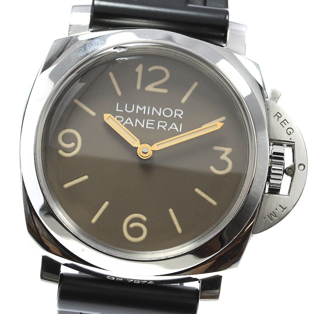 パネライ PANERAI PAM00663 ルミノール1950 3デイズ アッチャイオ 1000本限定 手巻き メンズ 保証書付き_884807【中古】