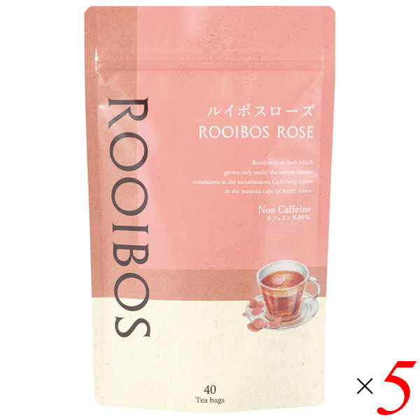 生活の木 ルイボスローズ 40TB（ティーバッグ） 5個セット