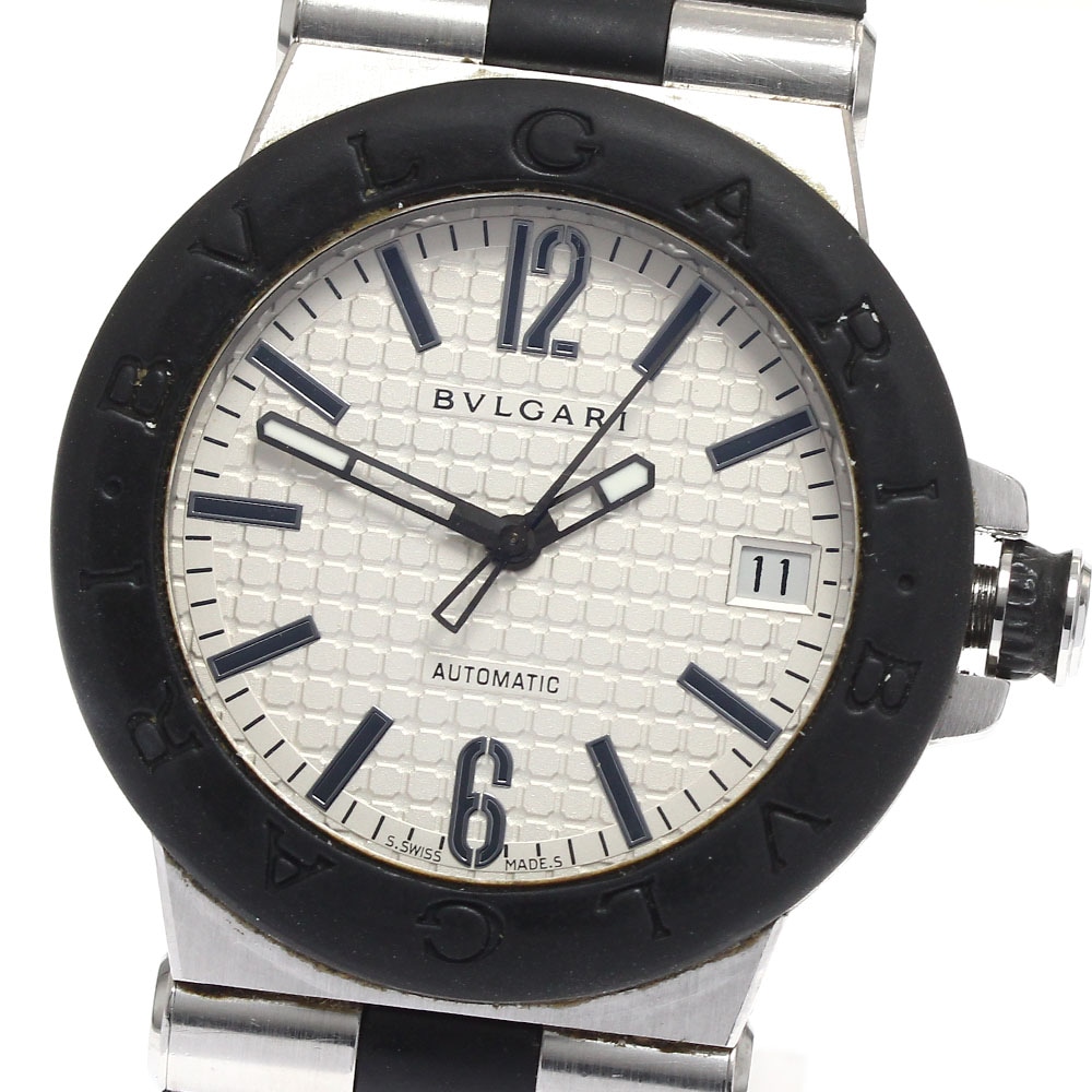 訳あり ブルガリ BVLGARI DG35SV ディアゴノ デイト 自動巻き メンズ _884581【中古】