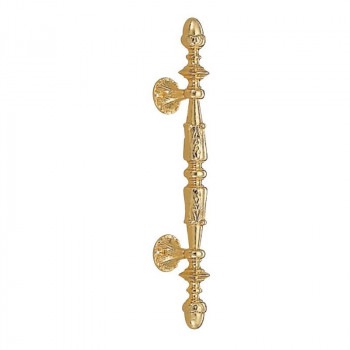 シロクマ スパニッシュ丸座取手 小 純金 NO-16