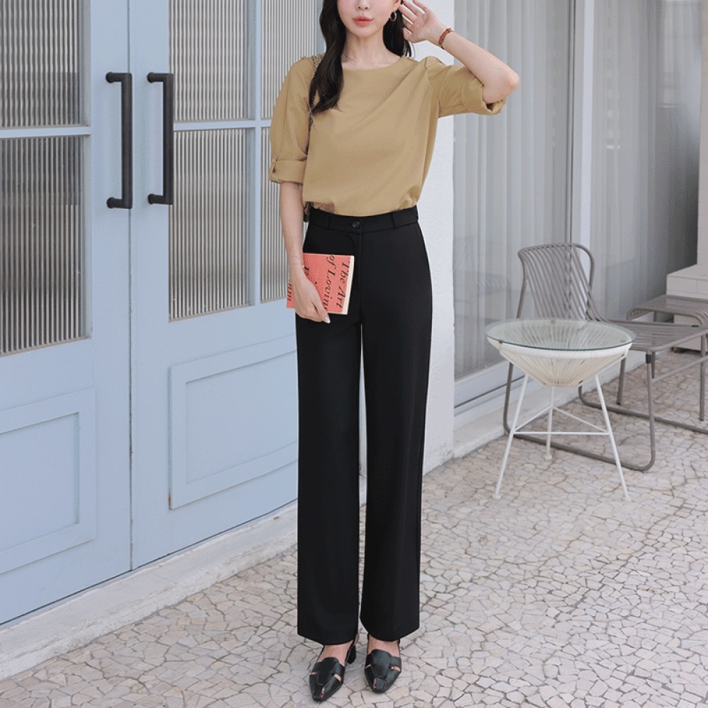 クリック&ファニー最強デイリーアイテムストレートスラックス [SMLサイズ]