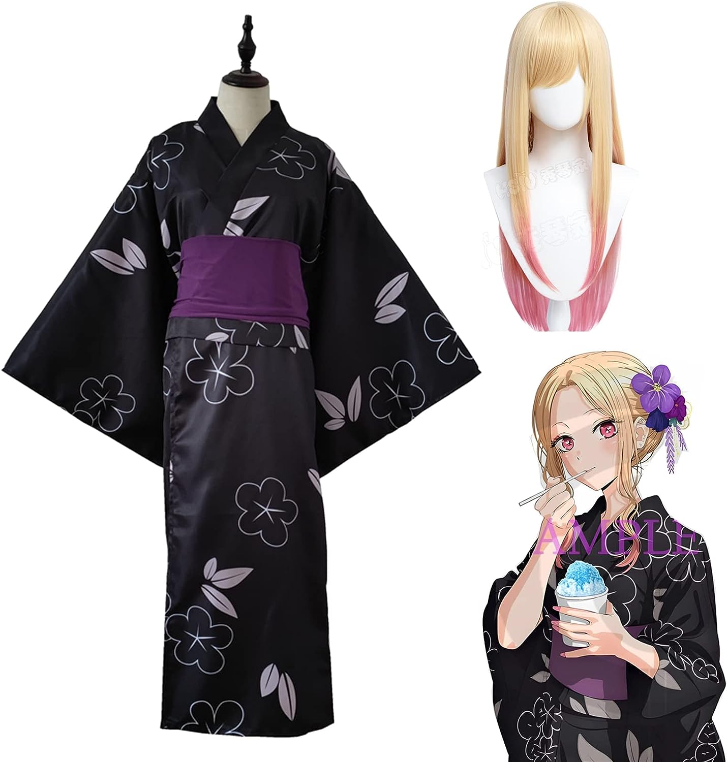 コスプレ衣その着せ替え人形は恋をする喜多川海夢和服ウィッグ付き主人公の男女コスプレ衣浴衣コスプレ衣浴衣イベントパーティー変演出服クリスマスパーティー30%までに制限