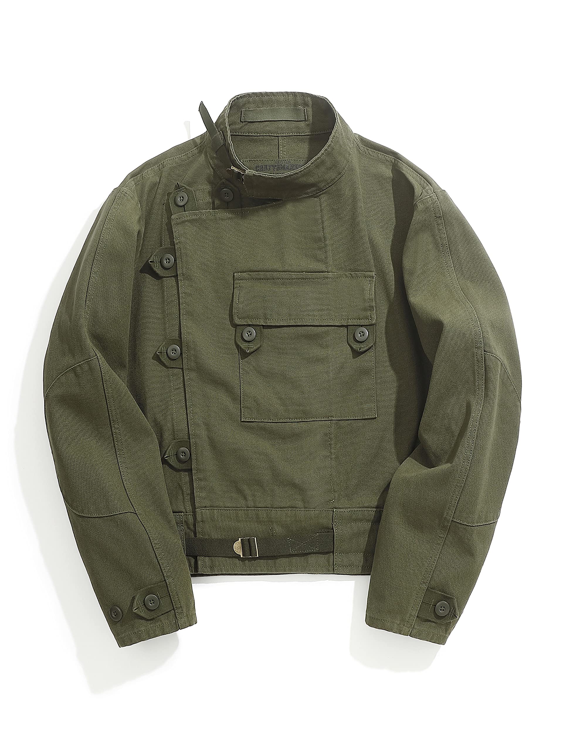 [ノーマン] 復刻60s スウェーデン軍モデルミリタリーモーターサイクルジャケットアウトドアジャケット S