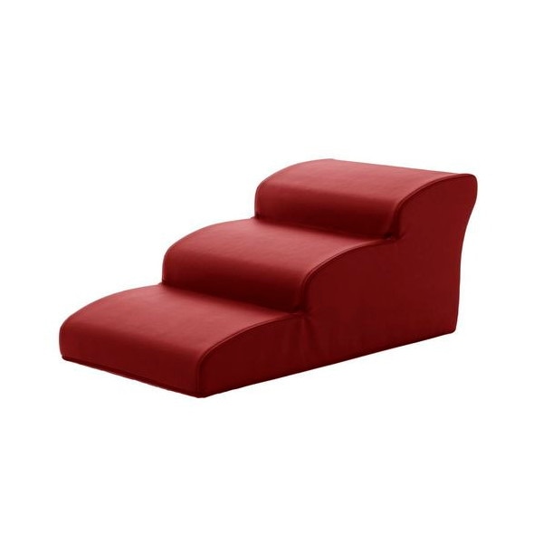 CELLUTANE ドッグステップ ペットステップ 3段 レッド チワワモデル 犬 階段 ペット スロープ 老犬 A386a-596/602RE メーカー直送 8,866円