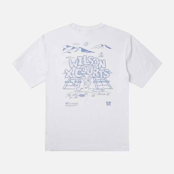 [WILSON X THE COURTS] サマーラッシュTシャツ/WHT/W252003LTS61 9,845円