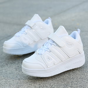 かっしゃくつ Heelys ストリート Heelys 靴小学生男の子女の子用子供シングルおよびダブル ホイール目に見えない取り外し可能なウォーキング プーリー シューズ