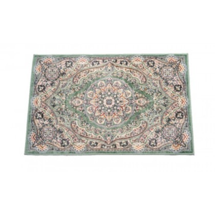 フローラマット ベルギー製モケット織り 玄関マット 60x90 グリーン R1425960GN