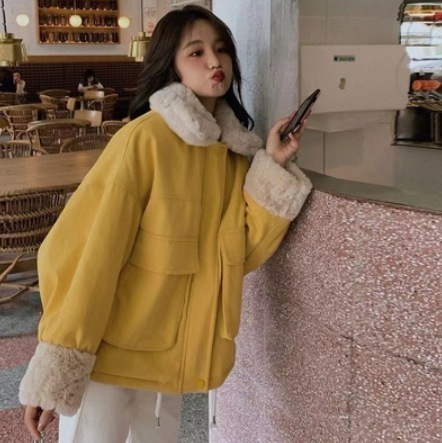 アウター かわいい あったか ふわもこ コート ショート丈 長袖 襟付き フード付き ファスナー ポケット ファー 厚手 かわいい 可愛い きれいめ シンプル カジュアル おしゃれ お洒落