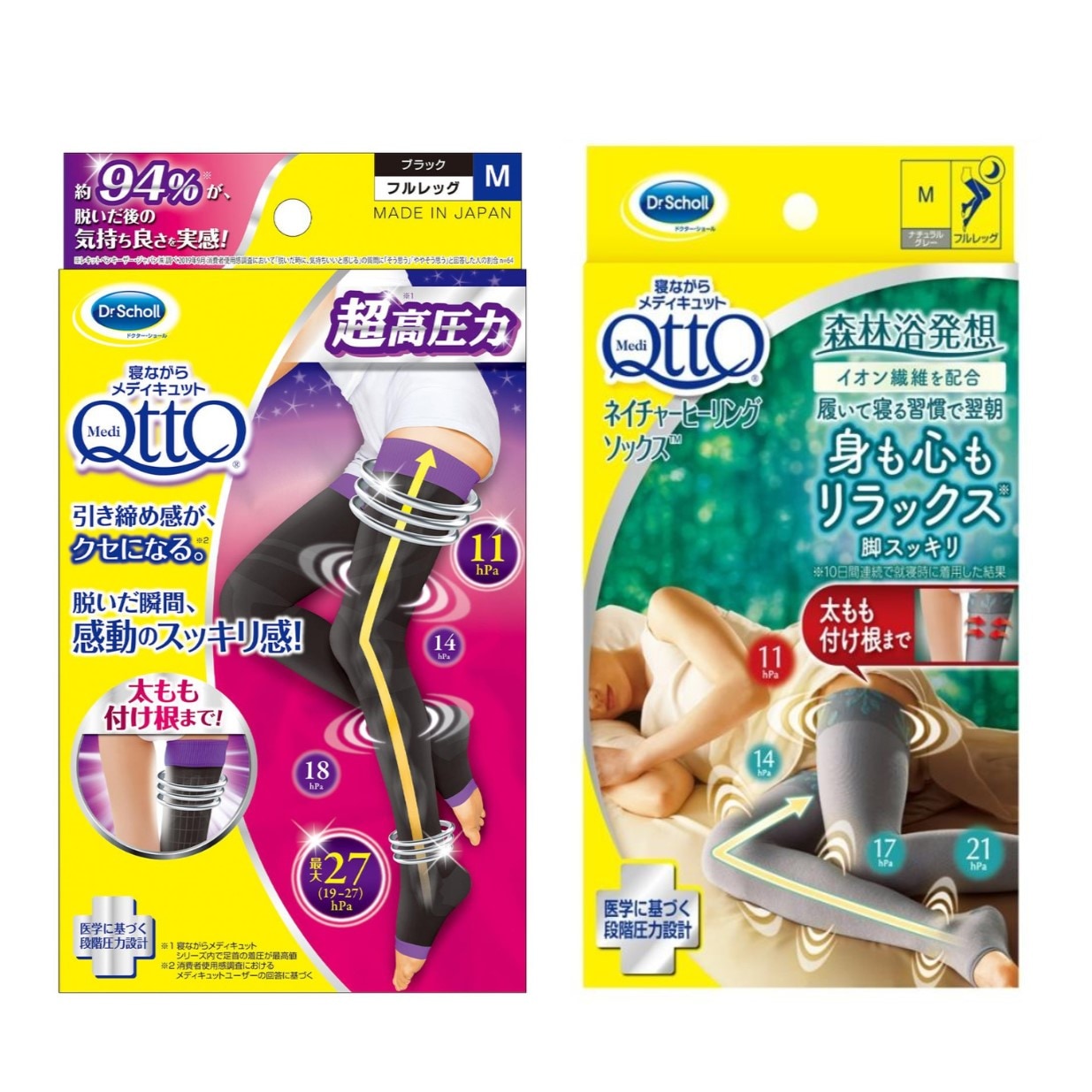 メディキュット 寝ながら フルレッグ EX 高圧力タイプ+ネイチャーヒーリングフルレッグ　全２サイズ