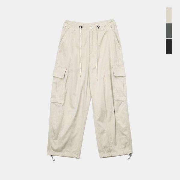 女性ウエストストリング調節カーゴパンツ ワイドパンツ SNNP031