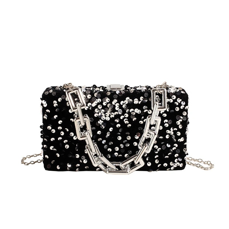 ミニショルダーバッグ スパンコールバッグ2024新型欧米ファッション洋気レトロ質感シングル肩スマホポーチ ケースバッグ