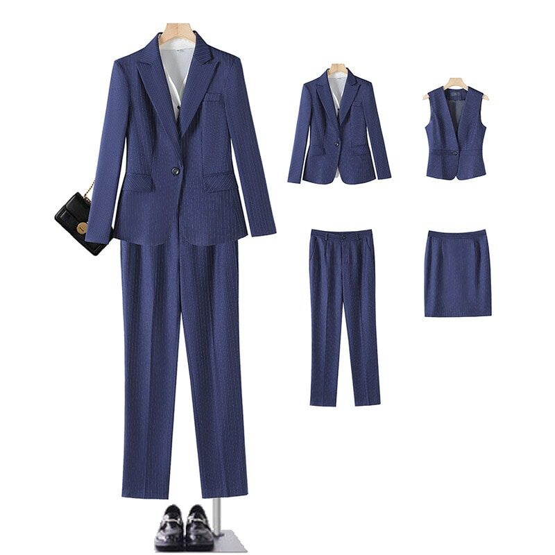 スーツ レディース ファッション 春秋 高級 仕事用 ビジネスウェア ひざ丈 レディーススーツ