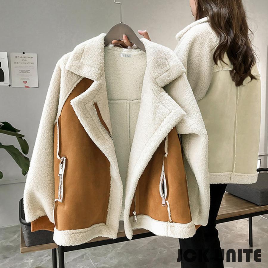 春 秋 冬 ボアジャケット レディース 冬アウター