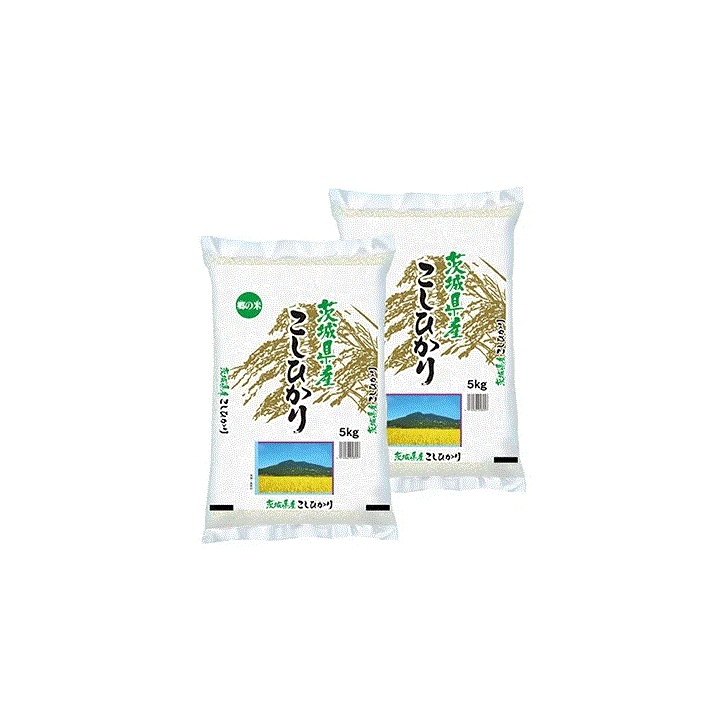 令和7年産 茨城県産 コシヒカリ 精米 5kgX2袋 お米（沖縄離島は除く)　米屋直送　こしひかり