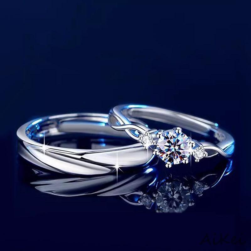 ペアリング 結婚指輪 マリッジリング 金属アレルギー対応 シルバー S銀製 フリーサイズ