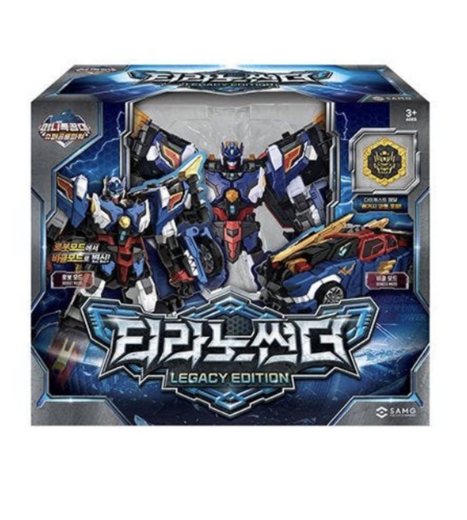 [メガ割引][韓国正規品ロボット][日本初上陸！] ミニ特攻隊 ティラノサンダー / スーパー恐竜パワー レガシーエディション / Tyranno Thunder Legacy / 変身ロボット /