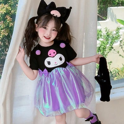 サンリオ クロミ ワンピース セール】【サンリオキャラクターズ】クロミ衿ワンピース