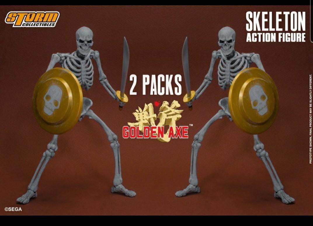 新品未開封 Storm Collectibles 1/12ゴールデンアックス 骸骨 騎士 兵士 フィギュア