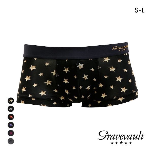 グレイブボールト Gravevault　STAR STUDS ローライズボクサーパンツ SML 30