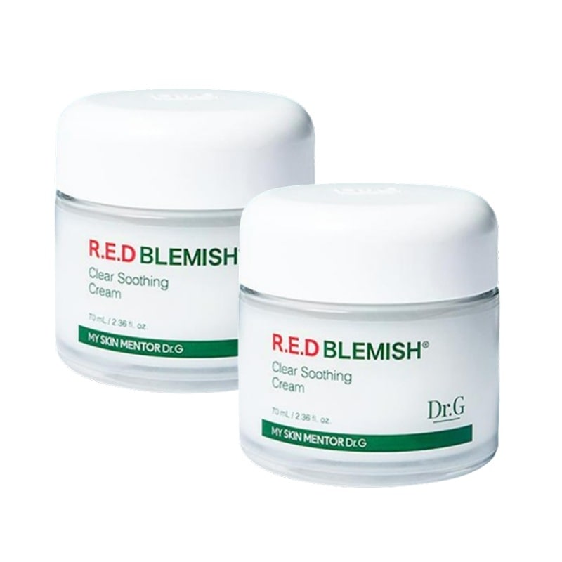 [大容量] レッド ブレミッシュ クリア スージング クリーム 100ml, 1個 / 韓国 人気 保湿 冷感ケア 赤み 鎮静 クリーム