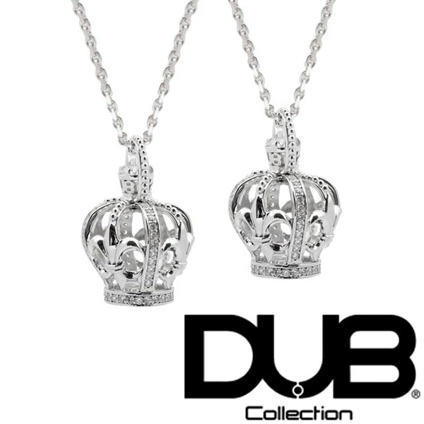 DUB ネックレス 2本ペアセット メンズ レディース ジュエリー 138-2 Glorious crown ダブジュエリー シルバー アクセサリー ダブコレクション リング 指輪 CanCam キャ