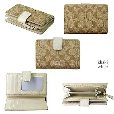 Qoo10] Coach COACH コーチ 財布 二つ折り財布 : バッグ・雑貨