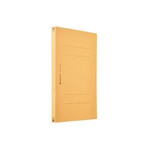 (業務用20セット) フラットファイル/紙バインダー A4/2穴 10冊入り タテ型 イエロー(黄) D017J-YL 20セット