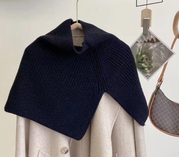 トップス マフラー ニットスヌード ニット レディース ネックウォーマー ケープ ニットストール