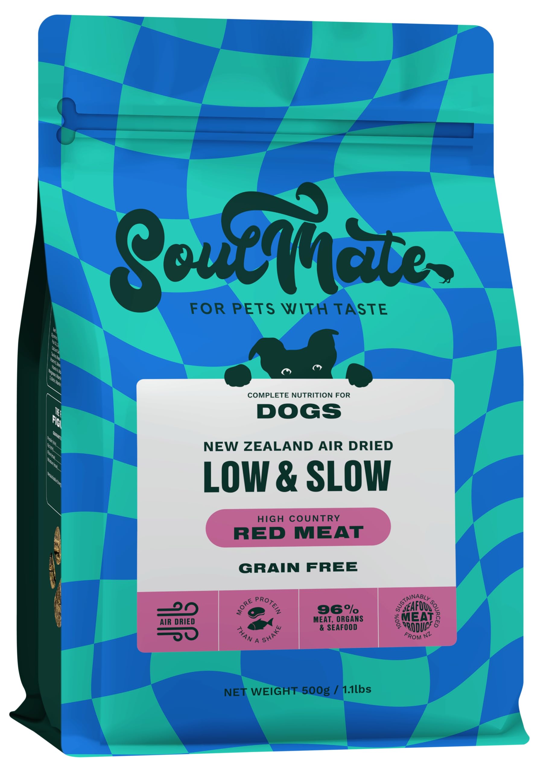 ソウルメイト SoulMate DOG エアドライフード レッドミート 500g