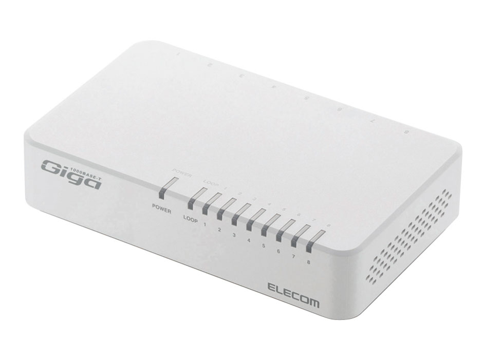 EHC-G08PA2-JW [ホワイト] スイッチングハブ