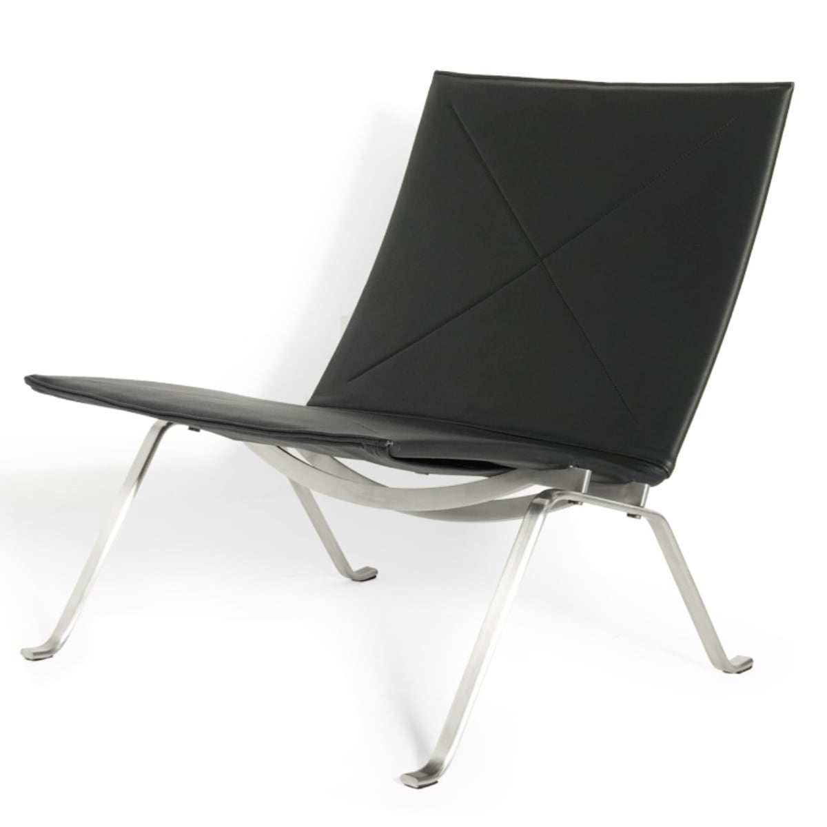 リビングチェア 座面高35cm 本革 PK22 ラウンジチェア レザー リプロダクト デザイナーズチェア チェア 椅子 リビング 1人掛け パーソナルチェア