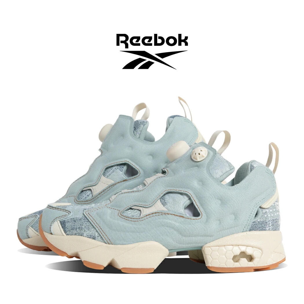REEBOK リーボック インスタポンプ フューリー スニーカー INSTAPUMP FURY 94 LIGHT GREEN DENIM BEIGE ( デニム ジーンズ メンズ レディース 1002