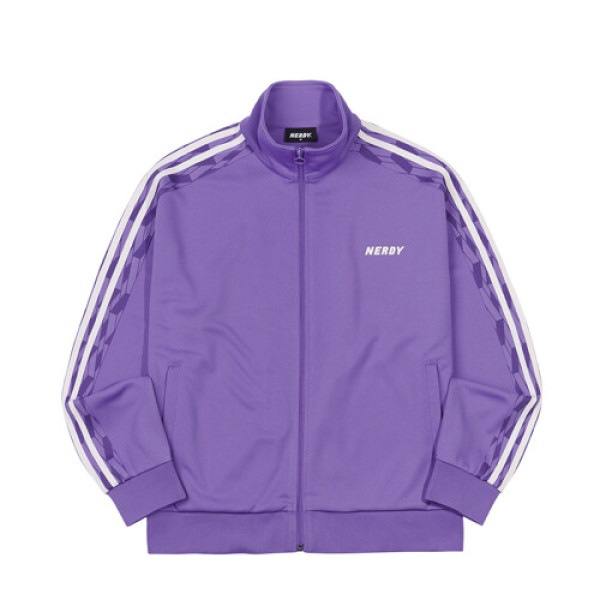 [Nerdy][21SS]DNAモノグラムテープトラックトップ - パープル