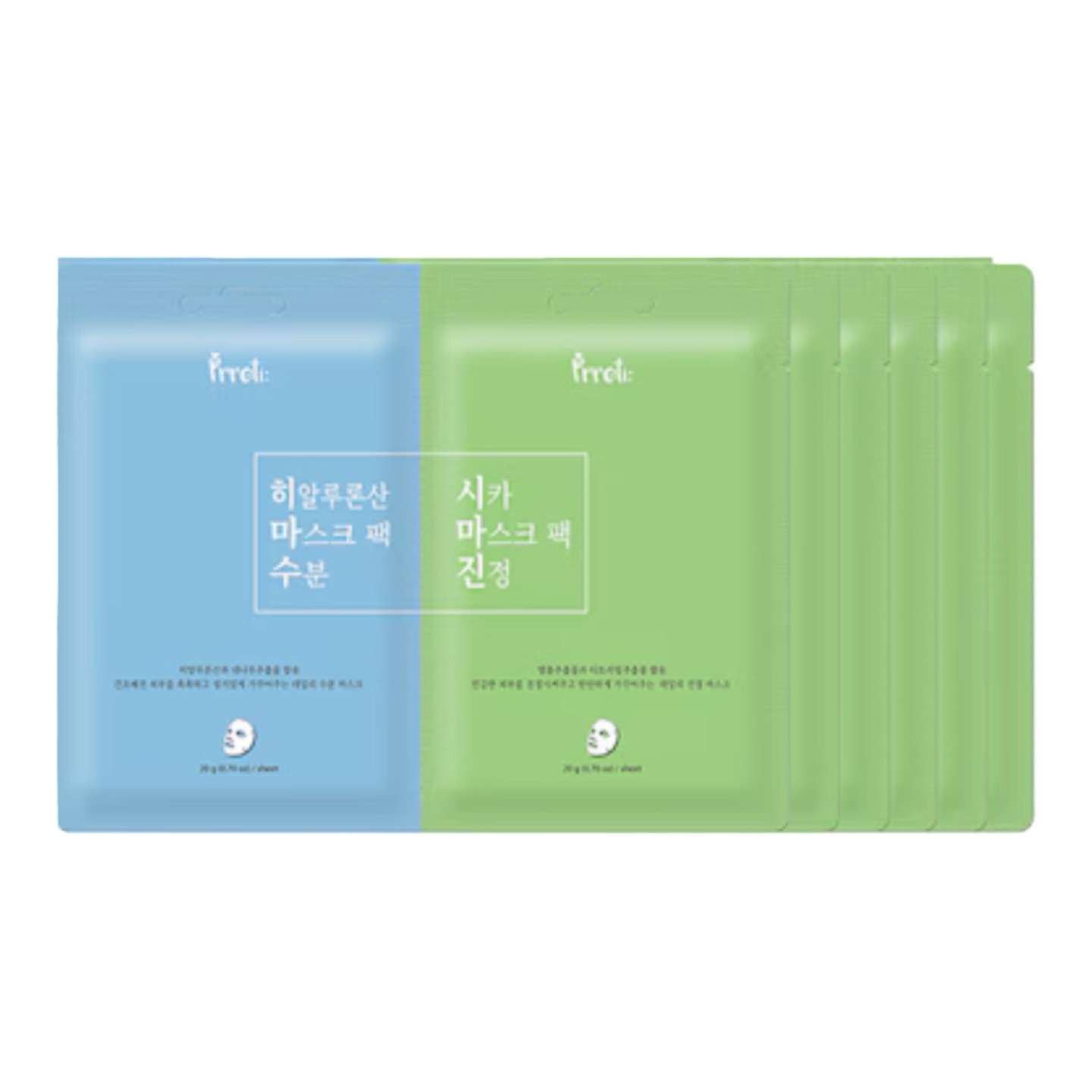 ヒアルロン酸+シカ デュアルマスク水分 25枚+鎮静 25枚