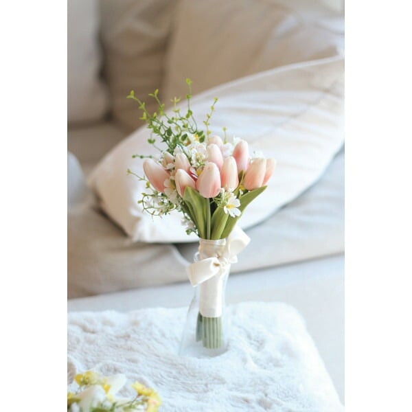 （ギフト）ロマンティックブーケLED チューリップ ピーチ 7,422円